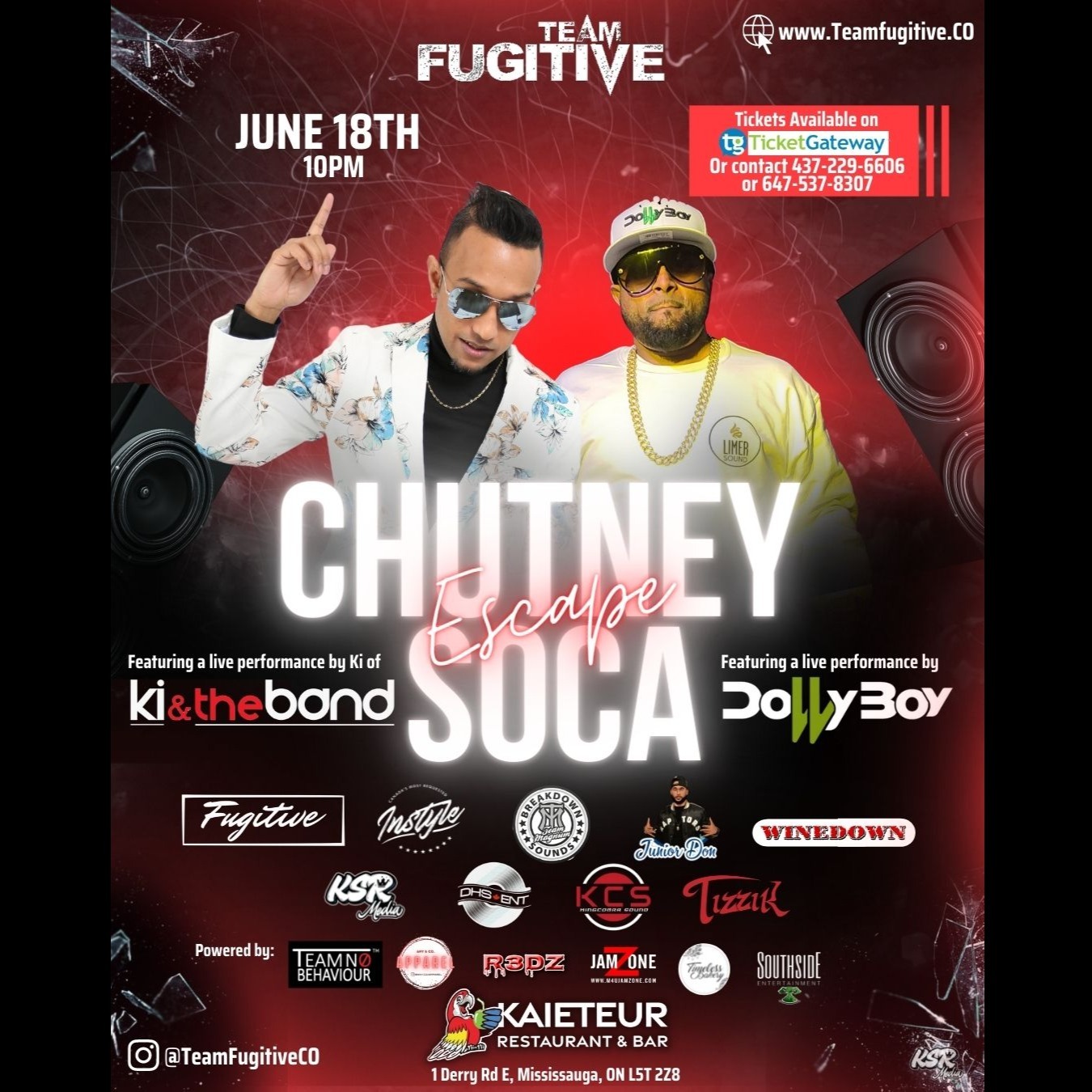 Chutney Soca Escape Ft Ki and Dollyboy