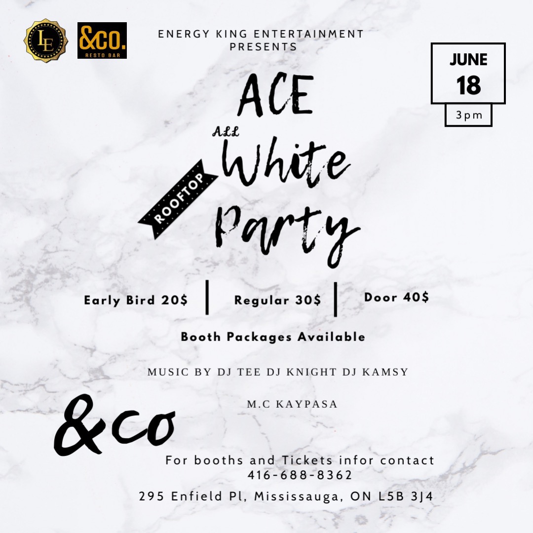 Ace (All White Party )