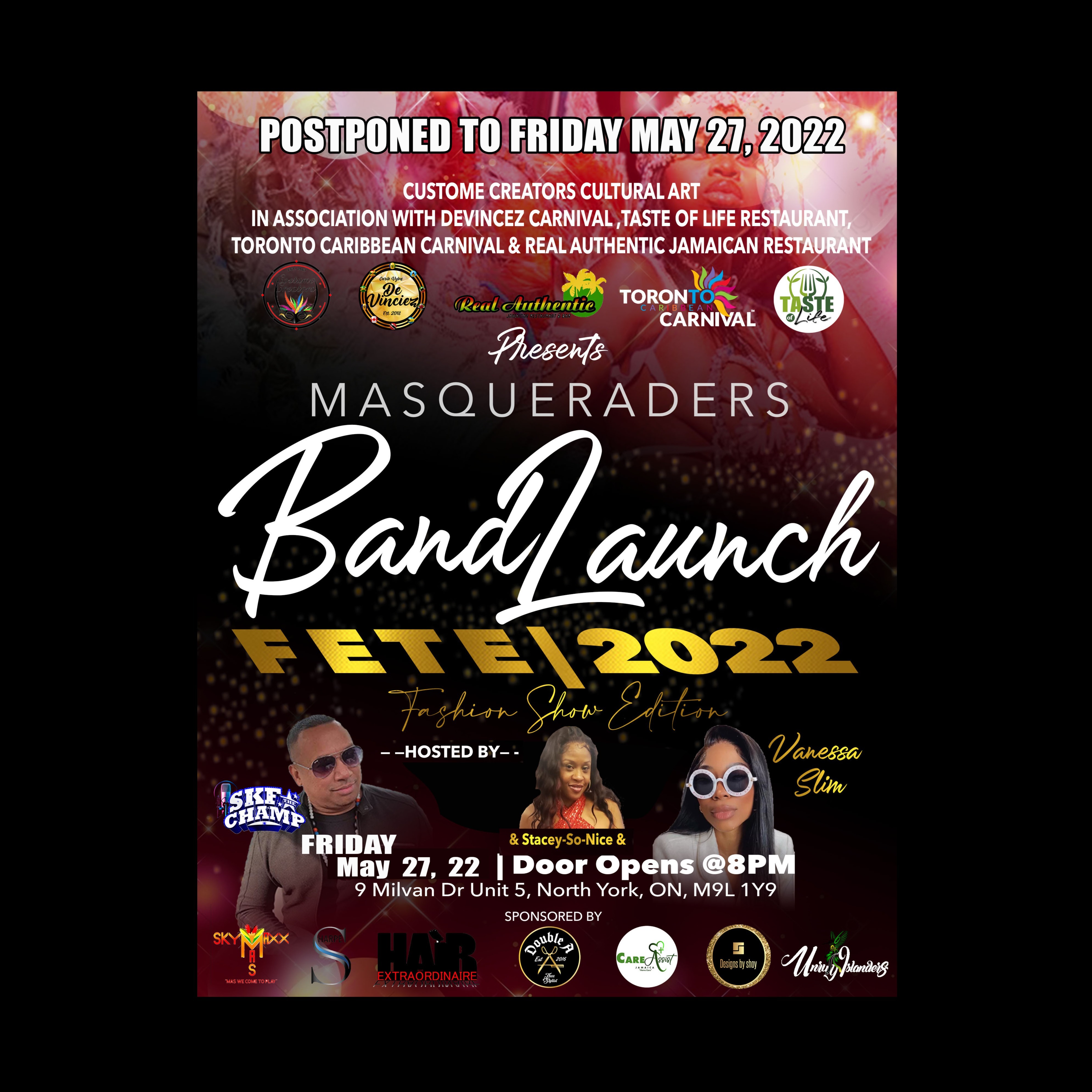 Masqueraders Band Launch 2022 update