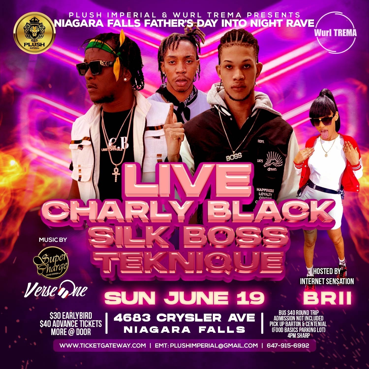 CHARLY BLACK LIVE IN NIAGARA FALLS