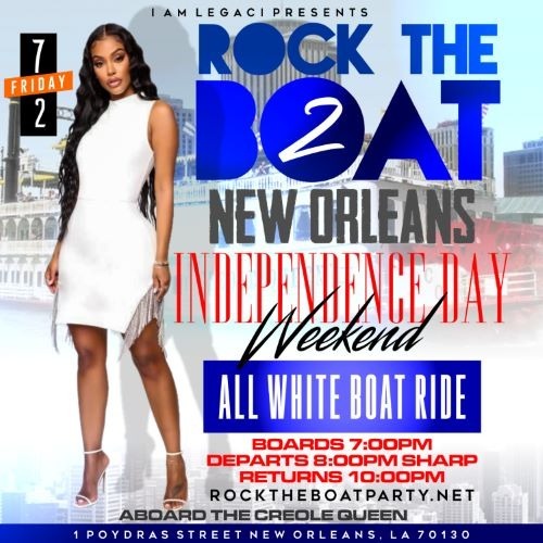 ROCK THE BOAT PT. 2 ALL WHITE BOAT RIDE PARTY | ESSENCE MUSIC FESTIVAL 2022