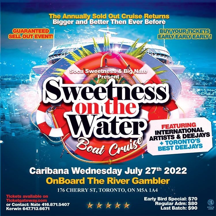 SWEETNESS ON THE WATER CARIBANA BOATRIDE 