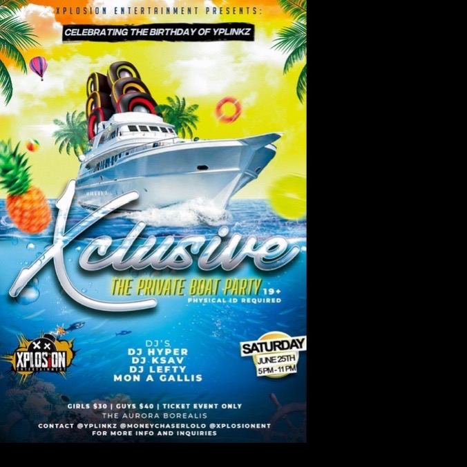 Xclusive The Private Boat Party