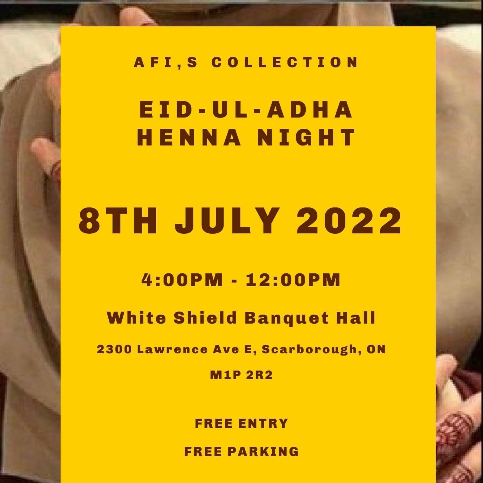 EID-UL-ADHA HEENA NIGHT
