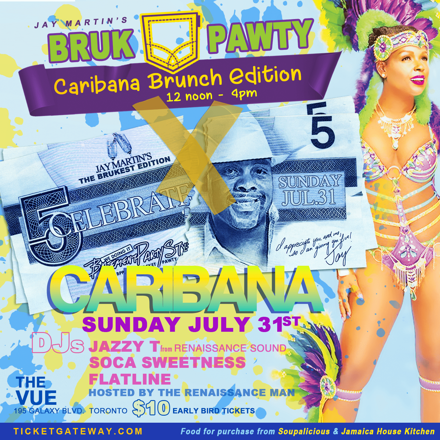 Bruk Pawty Caribana Brunch Edition