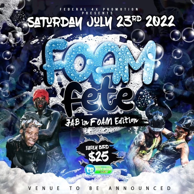 FOAM FETE  jab in foam edition