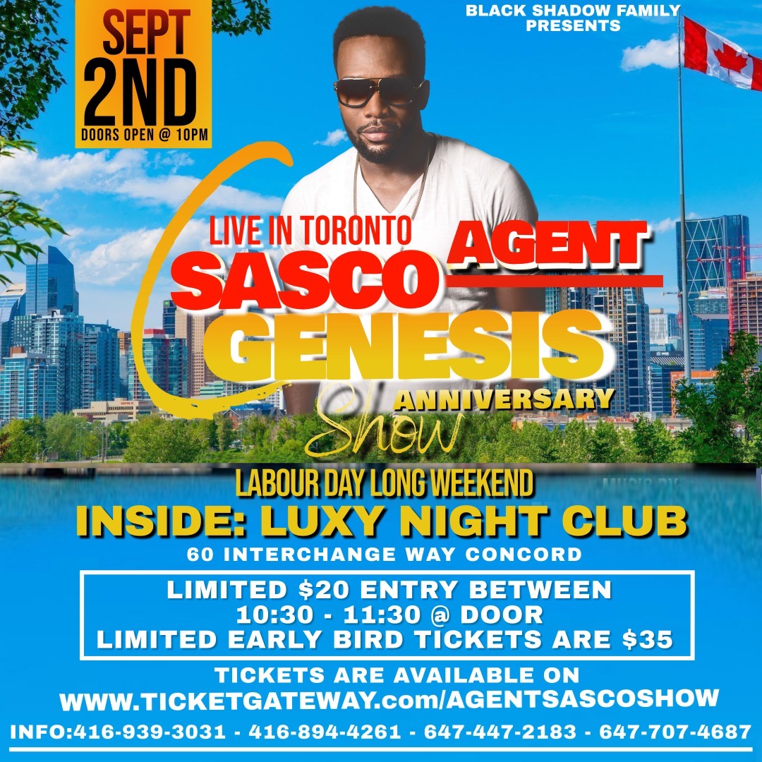 Agent Sasco show Genesis