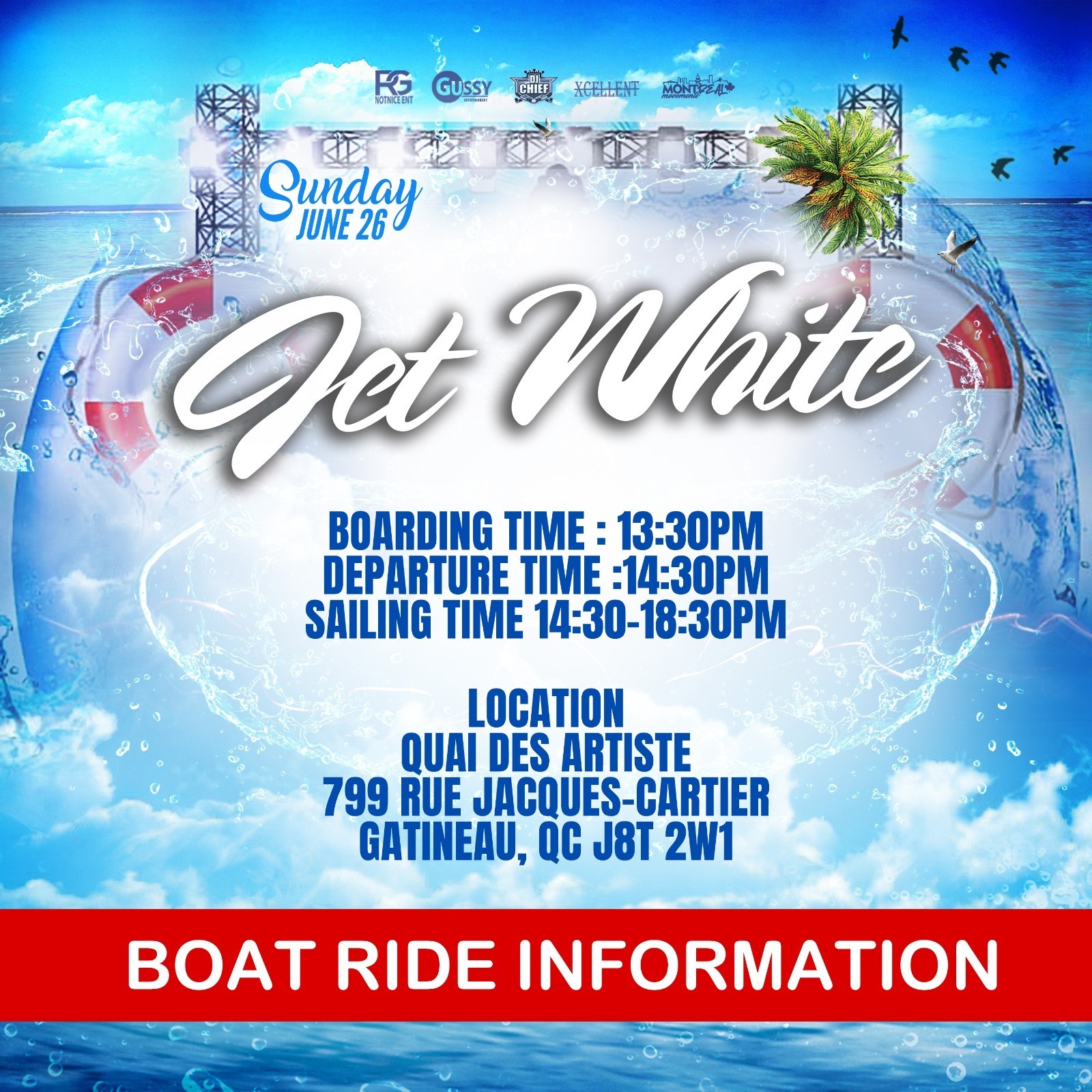 JET WHITE ALL WHITE BOAT DAY PARTY