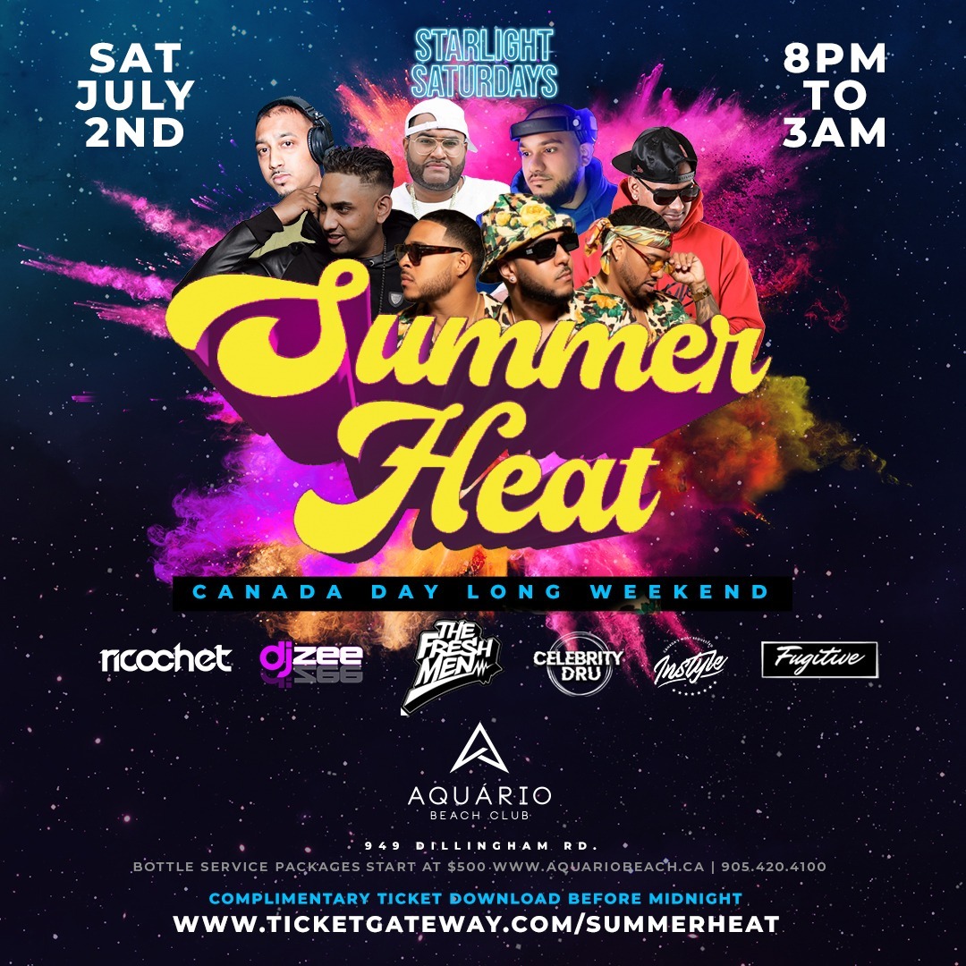SUMMER HEAT - Free before Midnight with Complimentary Ticket Download