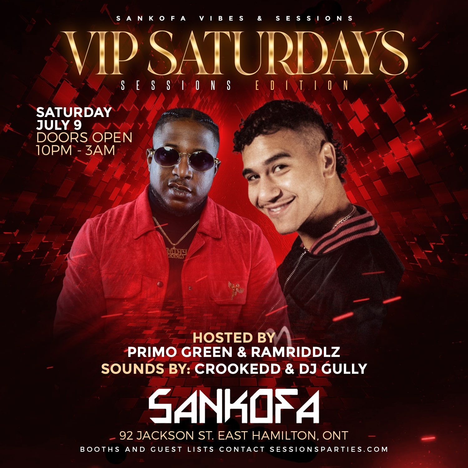 Vip Saturdays Ft. Ramriddlz & Primo Green 