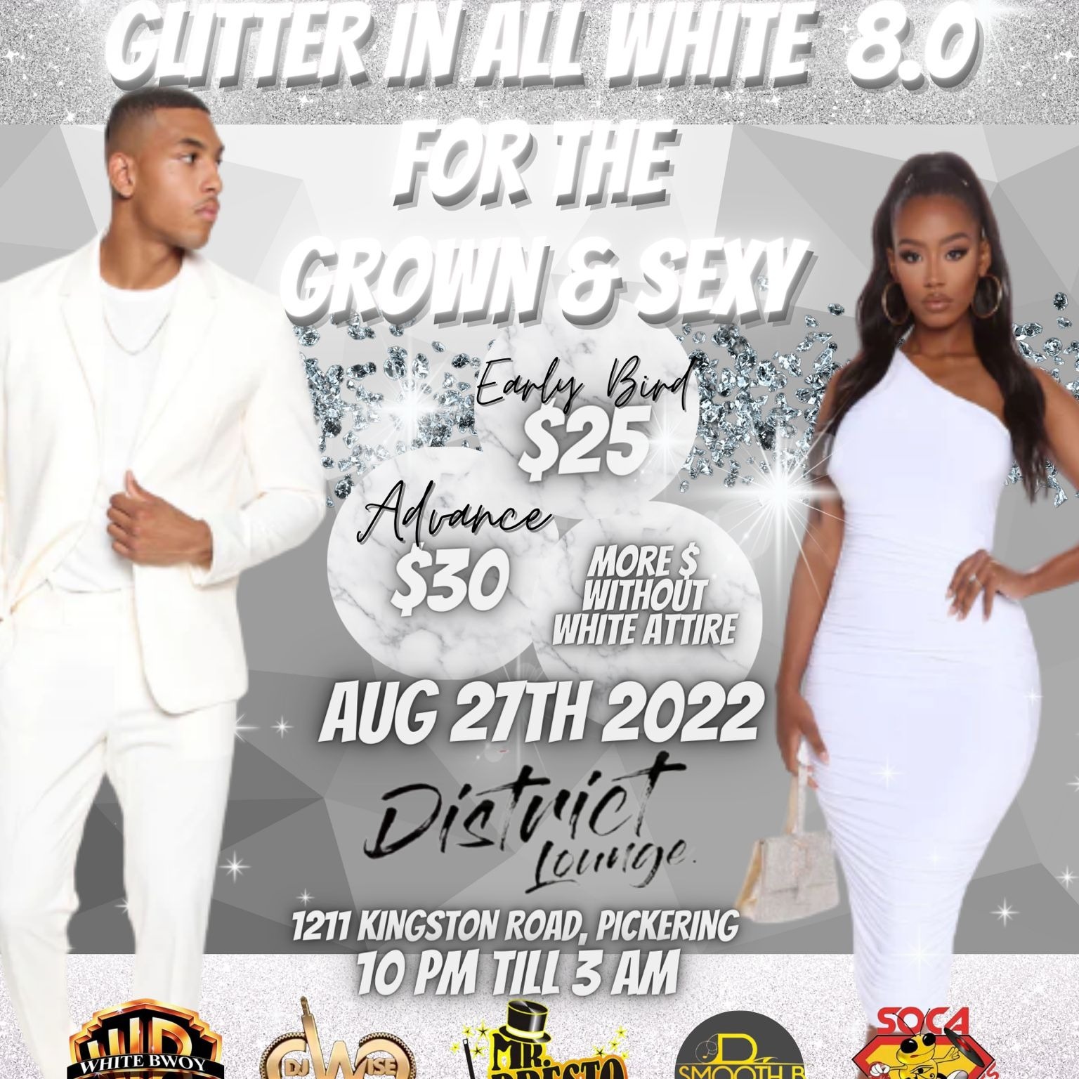 8th Annual Glitter In All White
