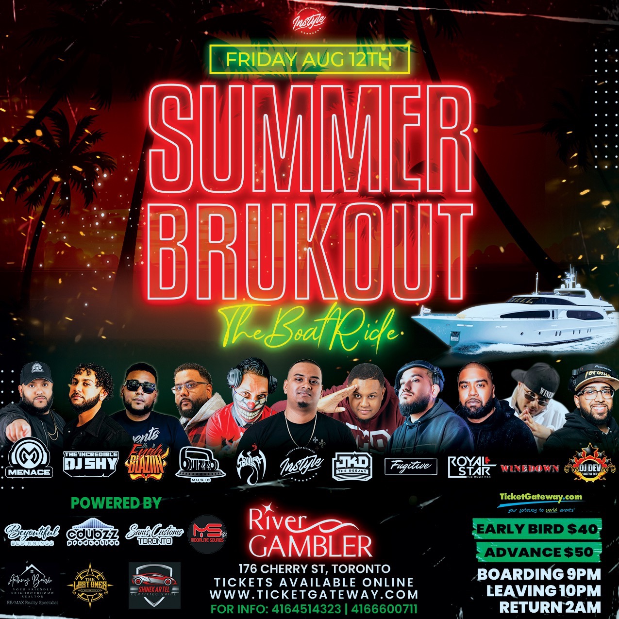 SUMMER BRUKOUT BOAT RIDE
