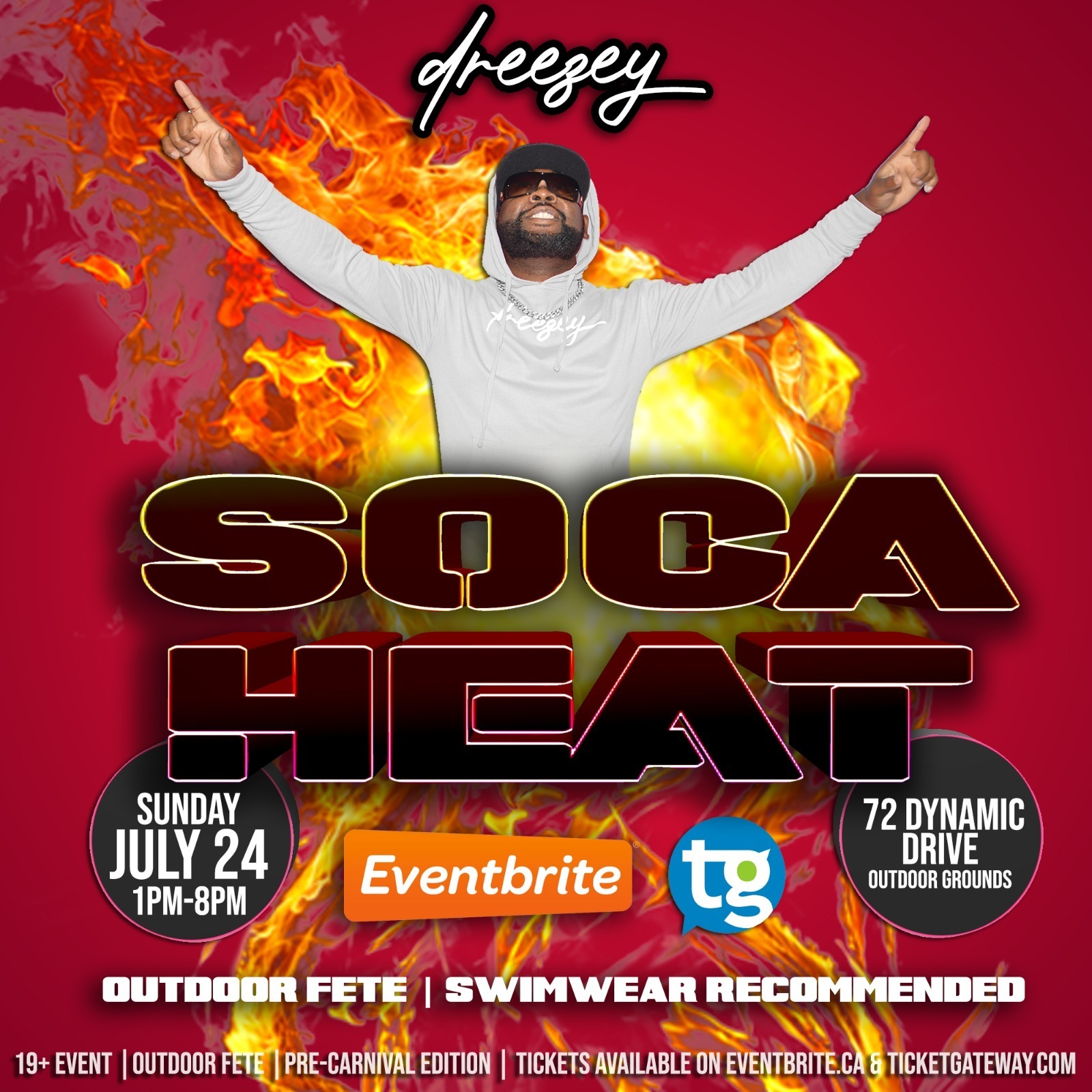 SOCA HEAT - OUTDOOR FETE - PRE CARNIVAL FETE