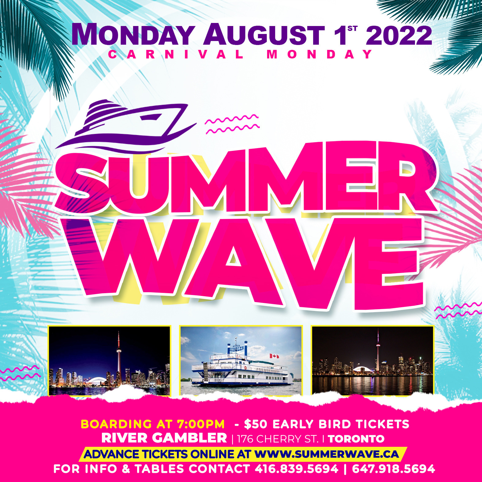 SUMMER WAVE BOAT CRUISE 2022