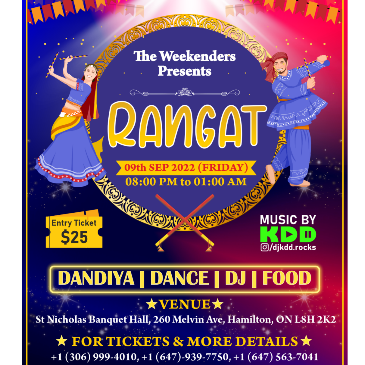 Rangat Hamilton's Garba Night