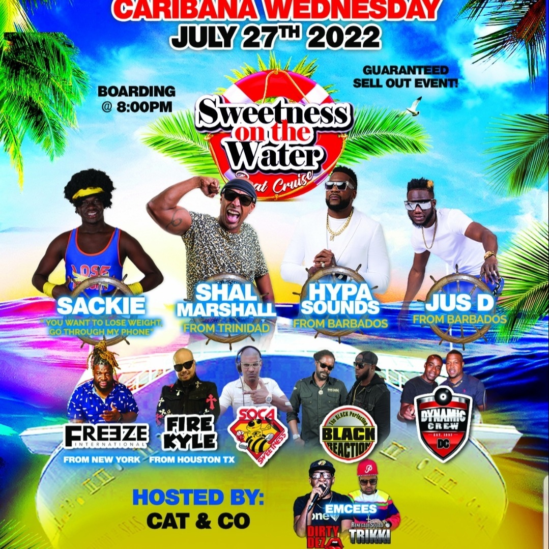 SWEETNESS ON THE WATER CARIBANA BOATRIDE