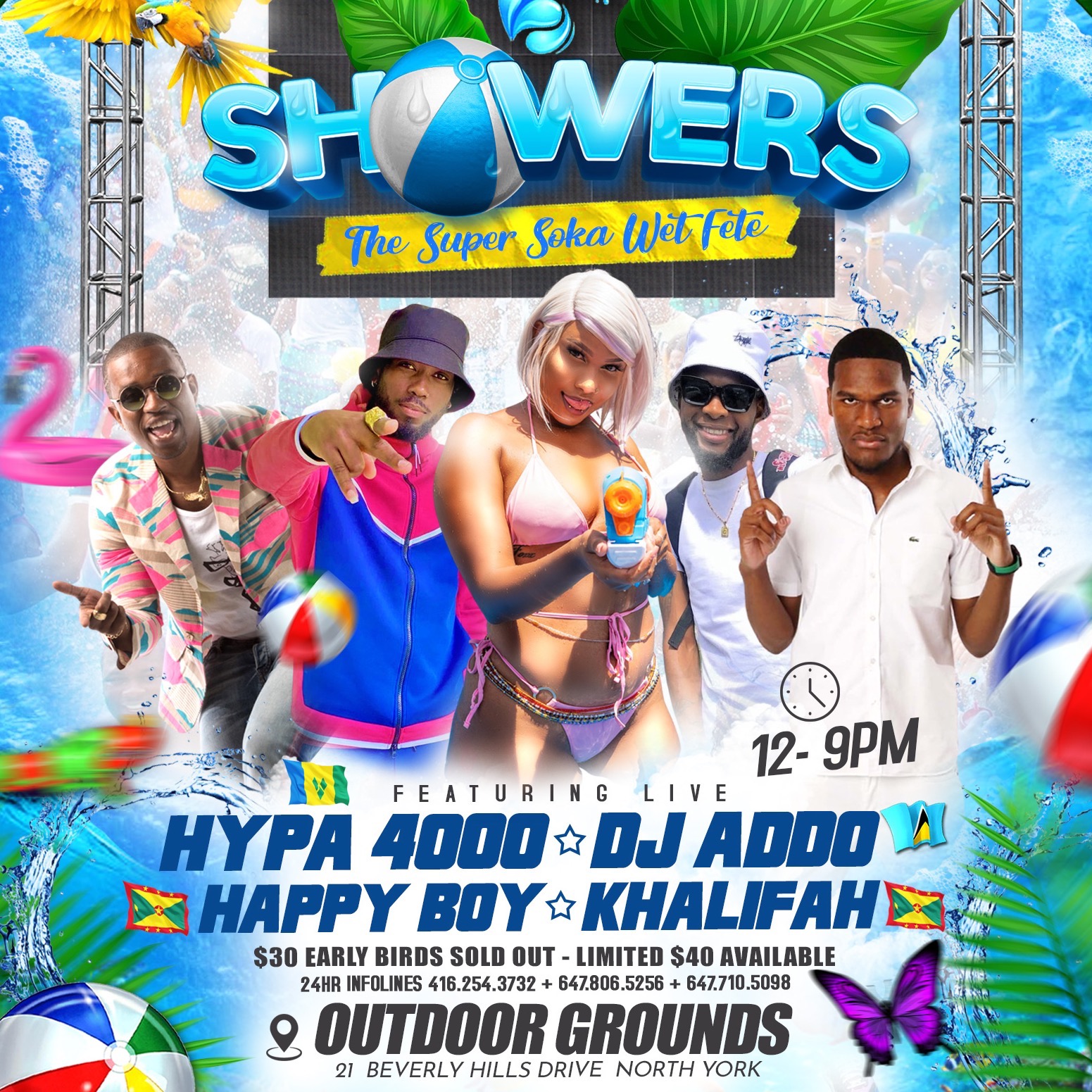 SHOWERS | THE SUPER SOKA WET FETE