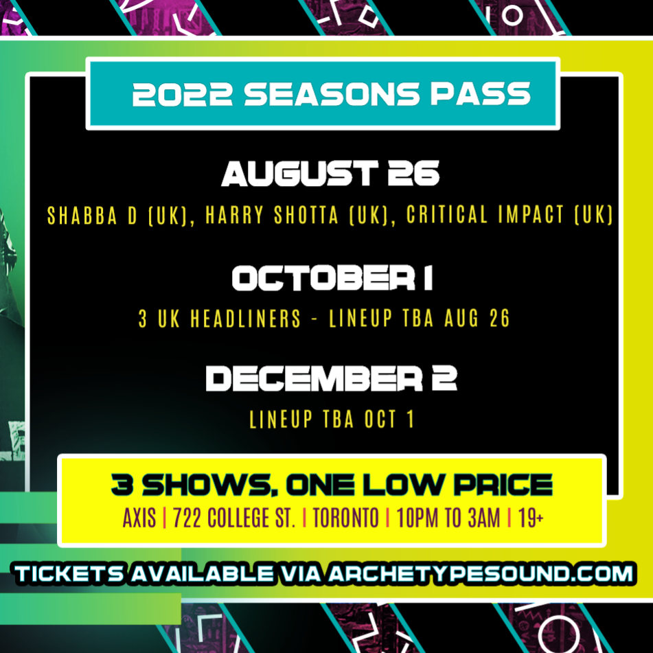 Archetype Sound 2022 Seasons Pass
