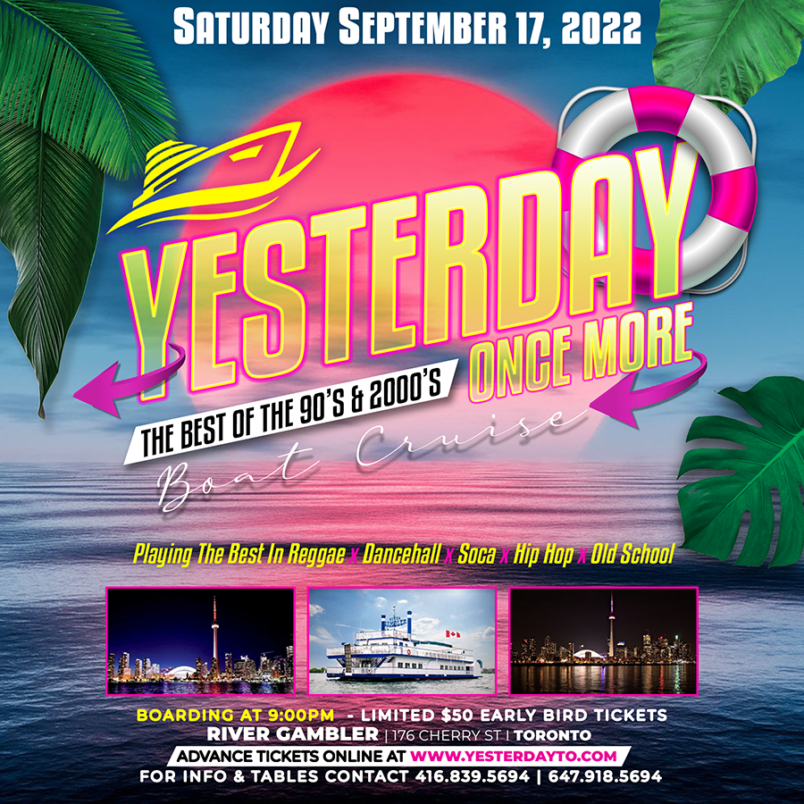 YESTERDAY ONCE MORE BOAT CRUISE