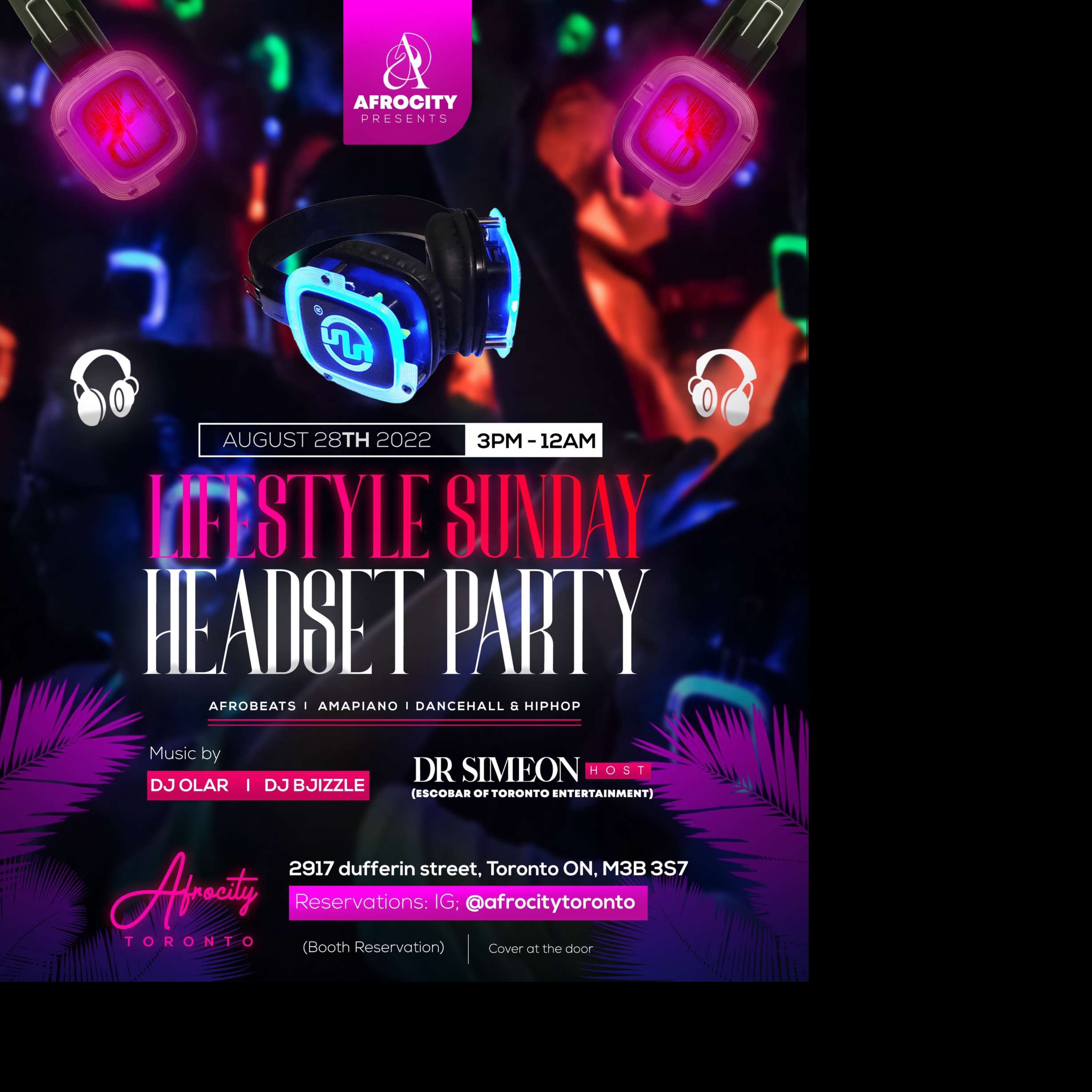LIFESTYLE SUNDAY - SILENT HEADSET PARTY