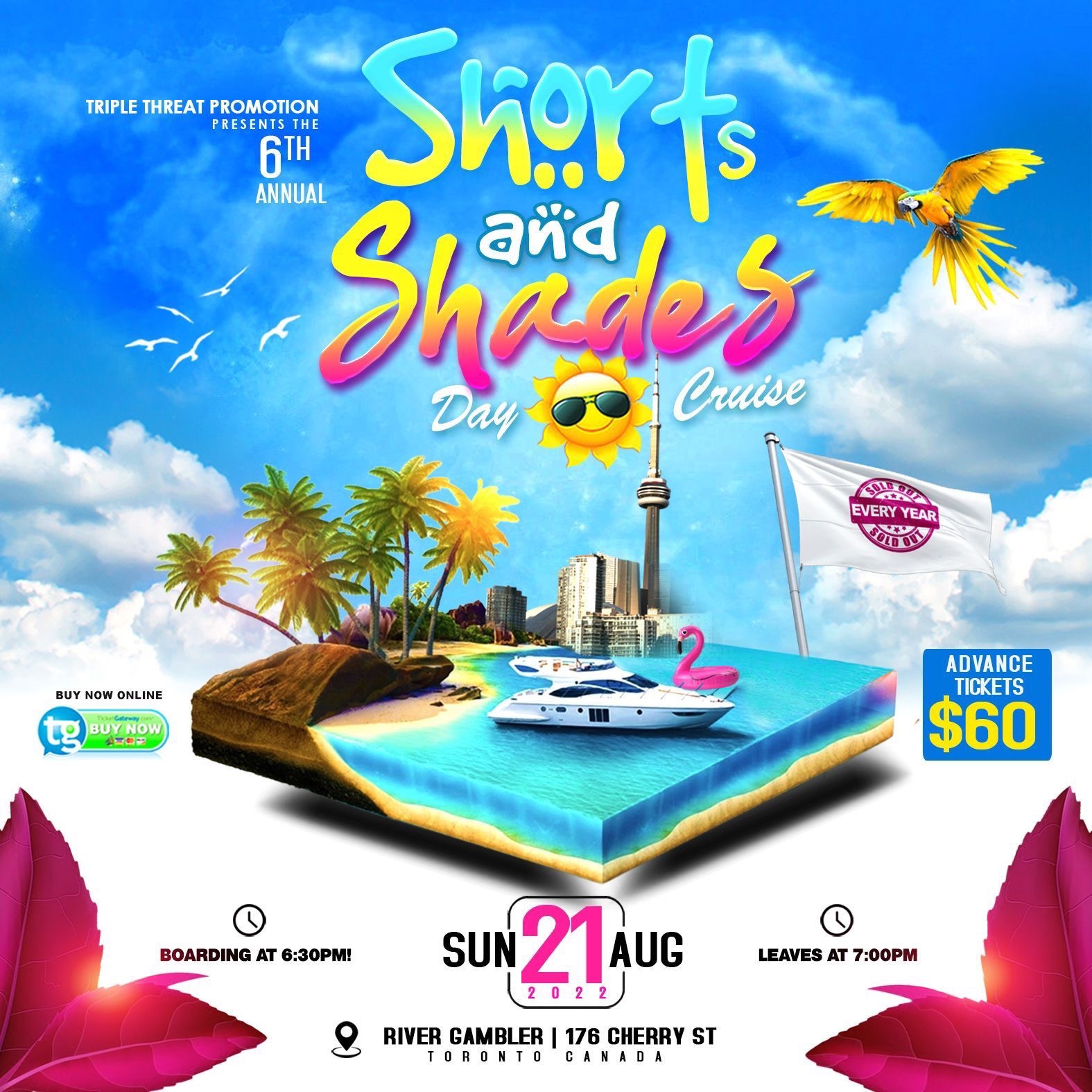 SHORTS AND SHADES DAY CRUISE