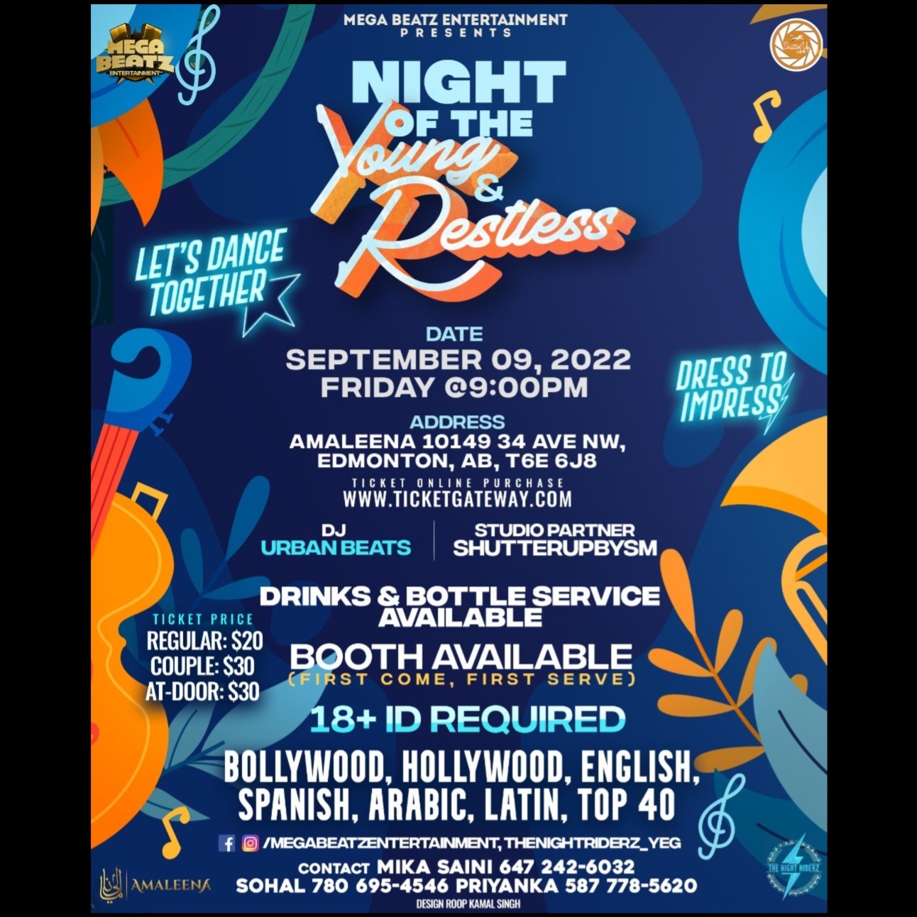Night Of The Young & Restless 