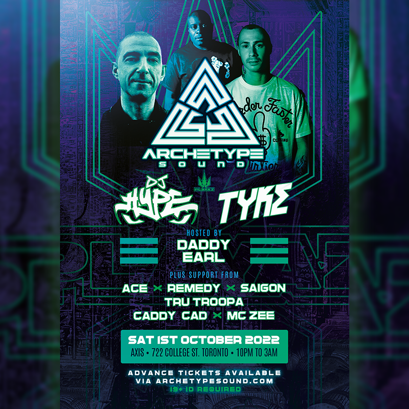 Archetype Sound - DJ Hype, Tyke & Daddy Earl
