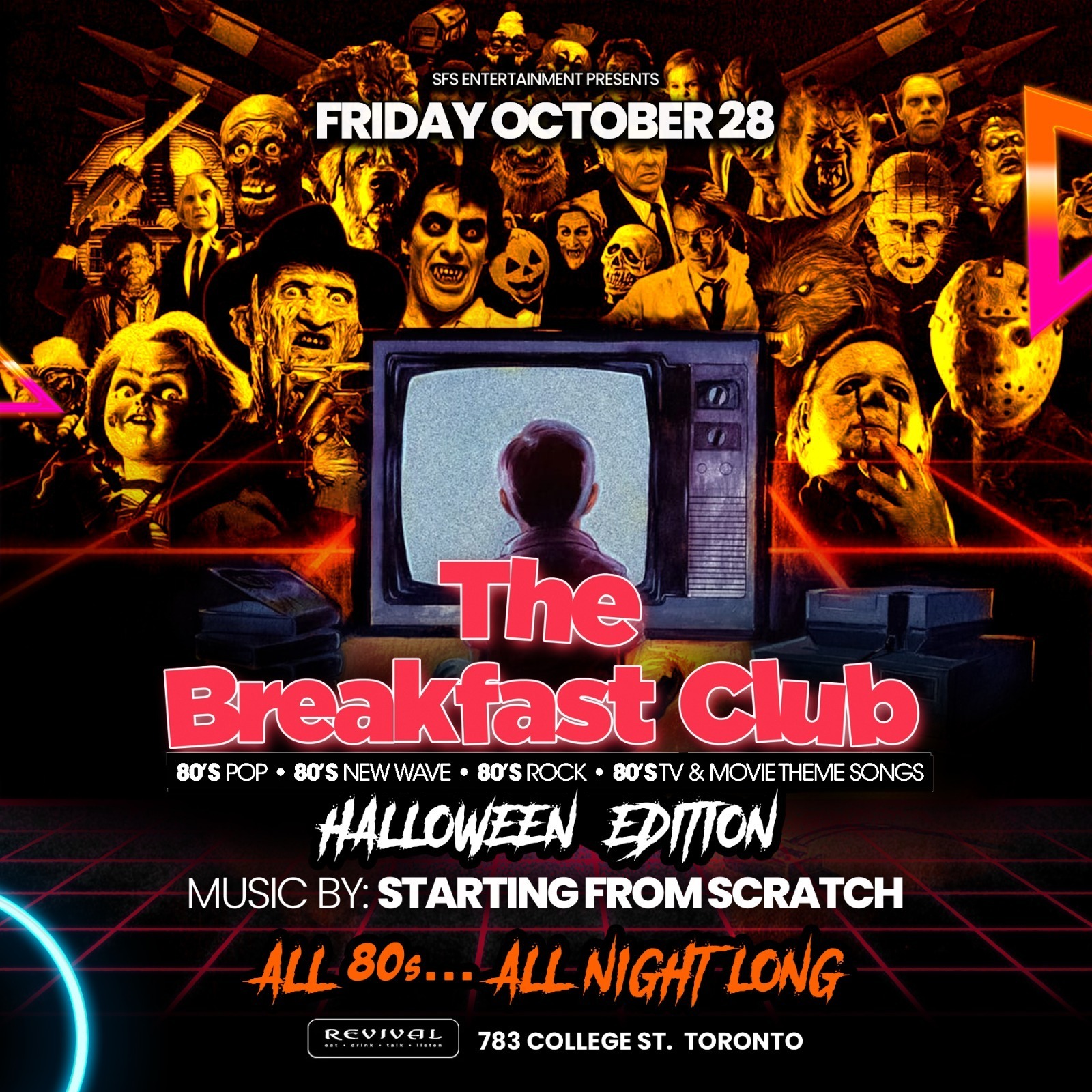 THE BREAKFAST CLUB  HALLOWEEN  - 80S TRIBUTE PARTY 