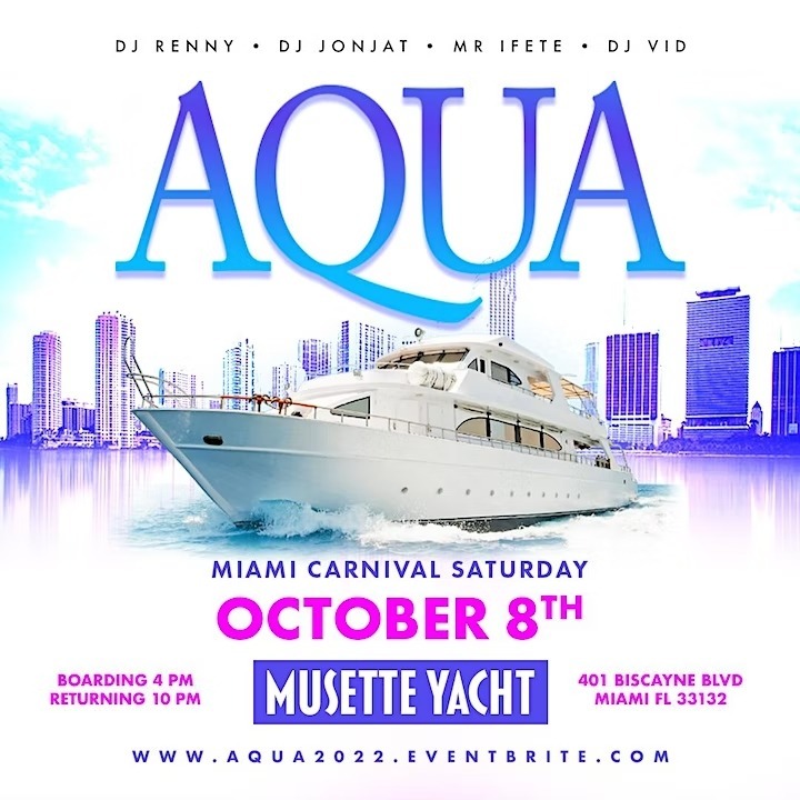 AQUA - MIAMI CARNIVAL BOAT RIDE | Miami Carnival | Tickets
