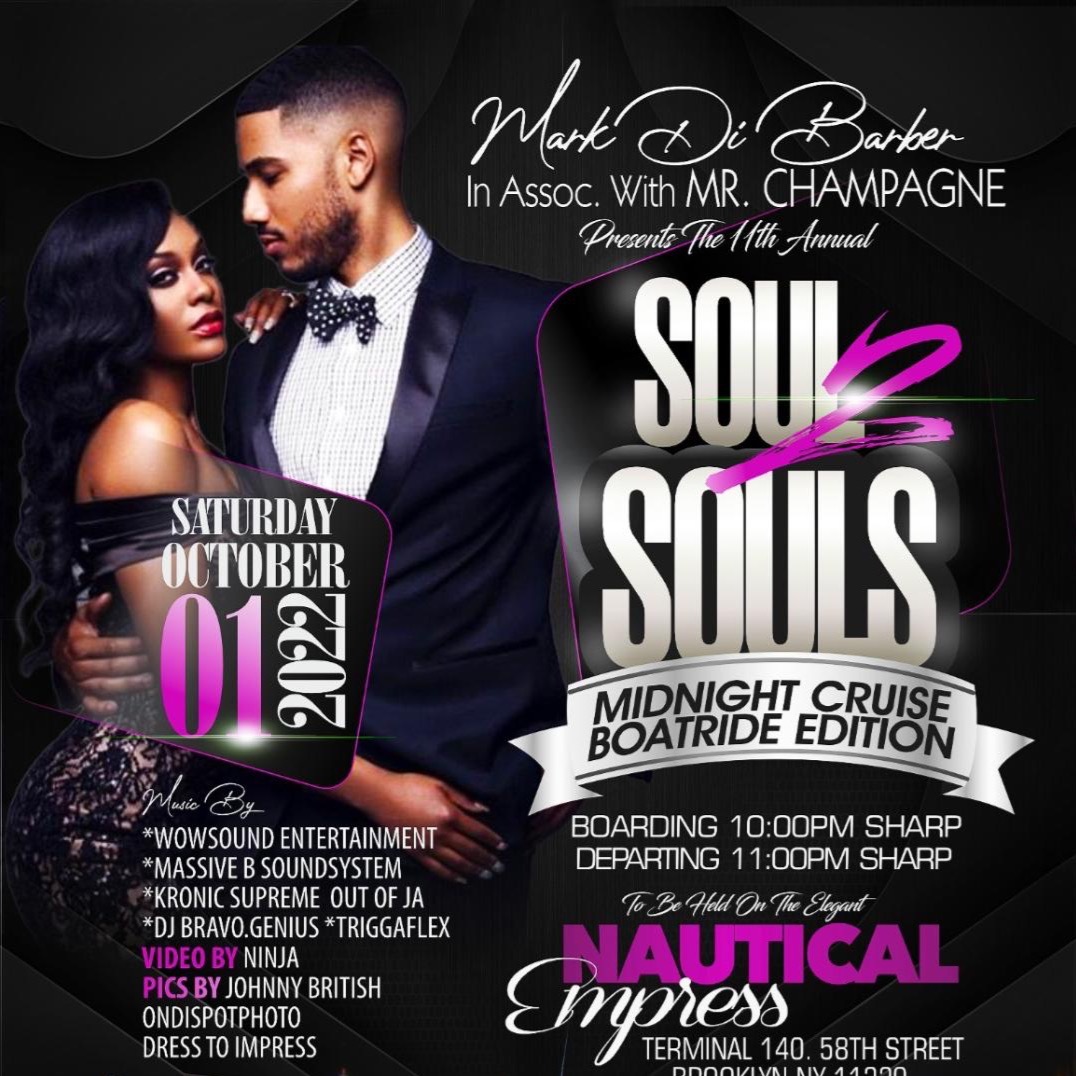 SOUL 2 SOULS MIDNIGHT CRUISE BOATRIDE EDITION