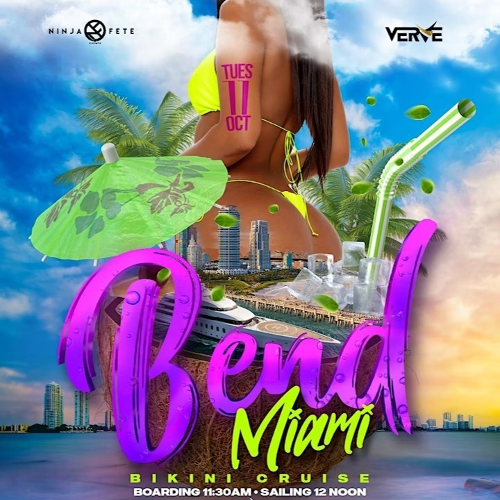 BEND MIAMI - Bikini Cooldown Cruise | Miami Canivals | Tickets
