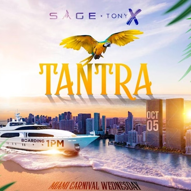TANTRA BOAT CRUISE | Miami Carival | Tickets