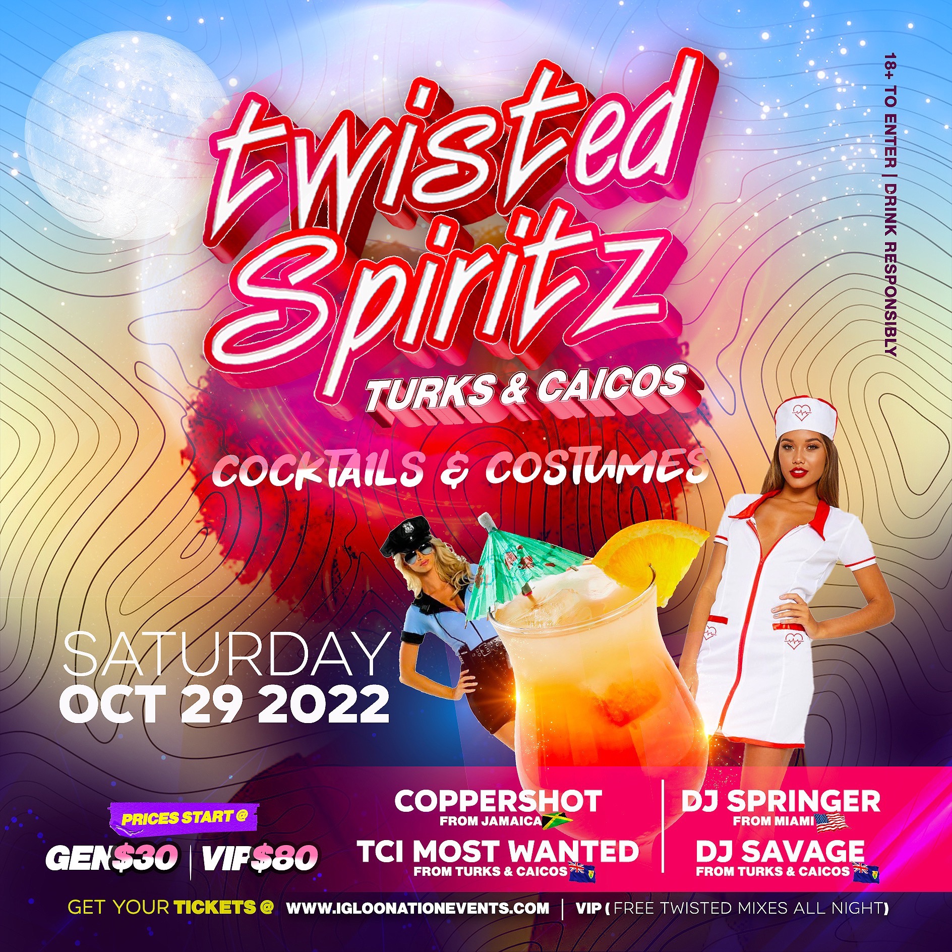 TWISTED SPIRITZ Turks & Caicos :: Sat.Oct.29.2022