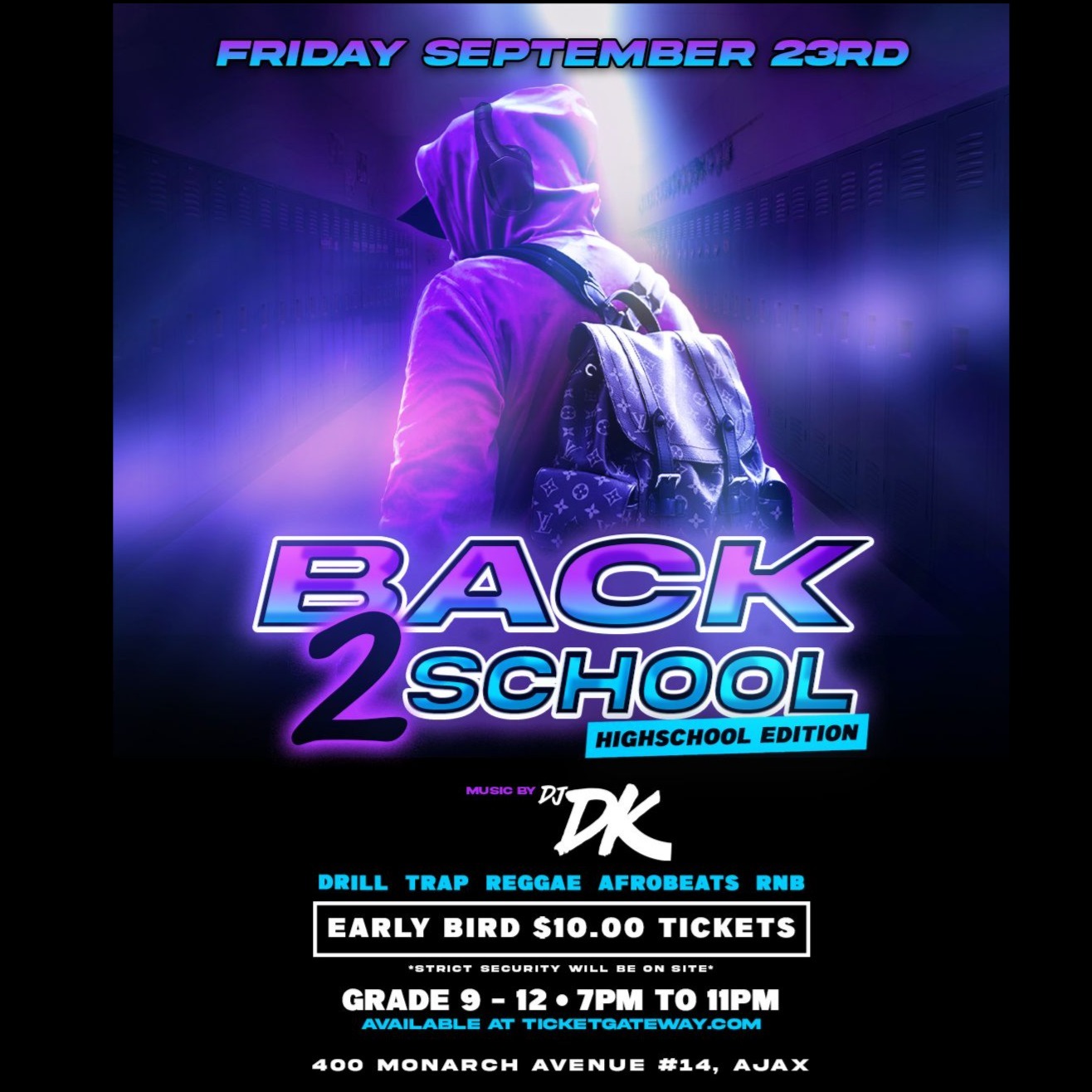 Back 2 School Dance - East End Edition