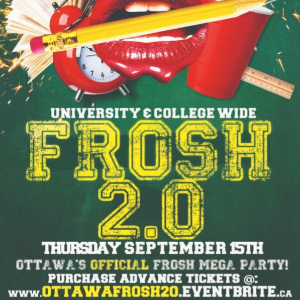 Ottawa Frosh 2.0 @ Happy Fish | Official Mega Party! 