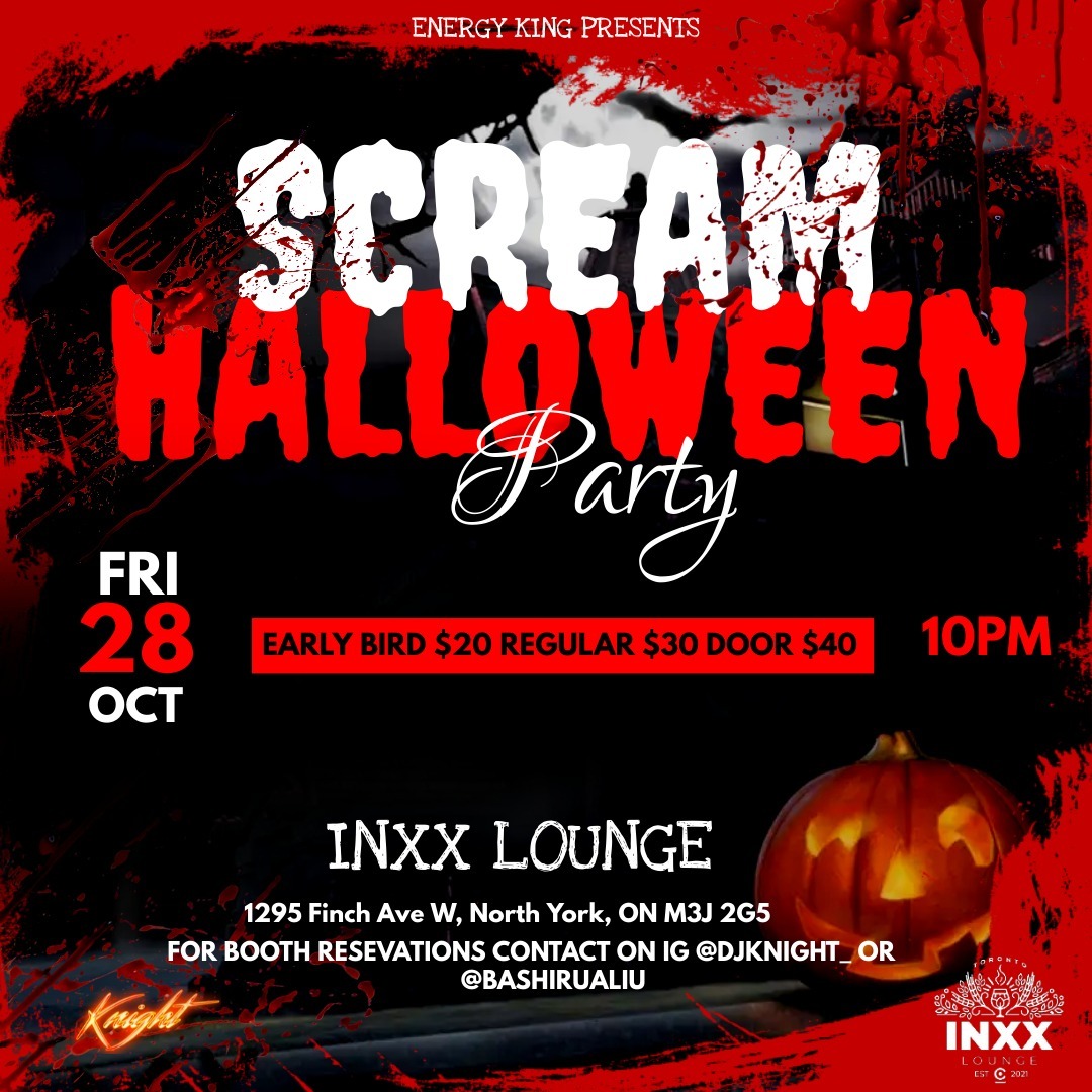 SCREAM HALLOWEEN PARTY