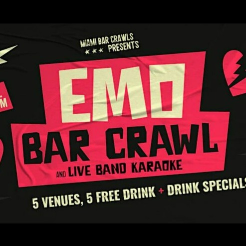 Emo Bar Crawl with Live Band Karaoke | Miami Carnival | Tickets
