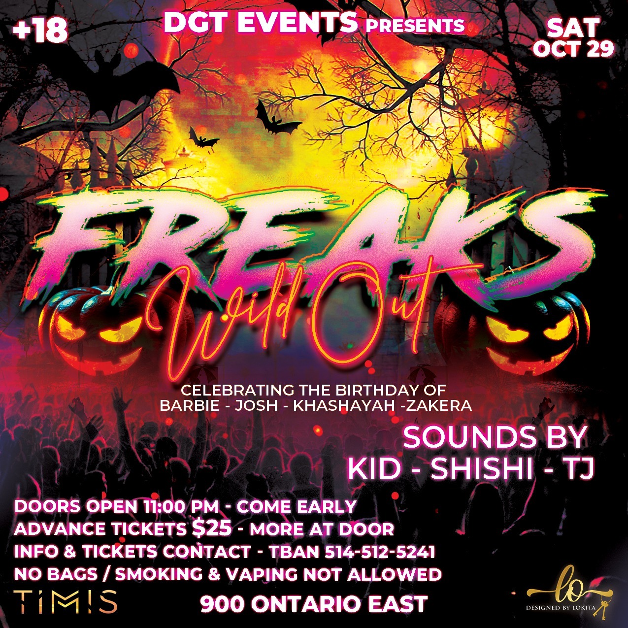 FREAKS WILD OUT - HALLOWEEN PARTY