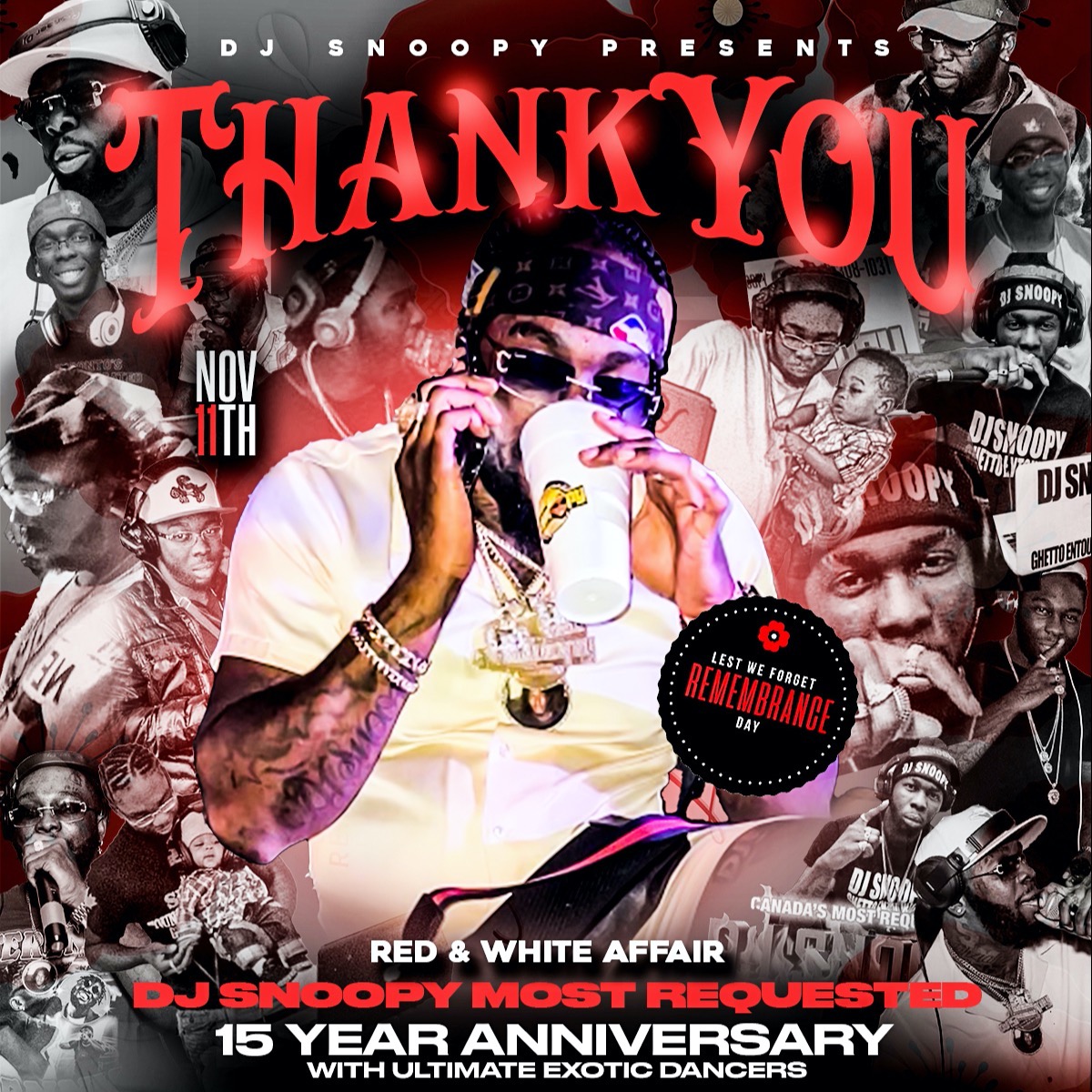 THANK YOU (DJ SNOOPY MOST REQUESTED 15 YEAR ANNIVERSARY)
