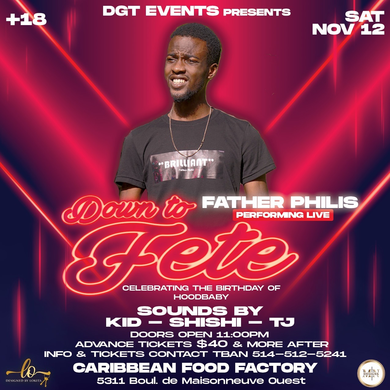DOWN TO FETE - FATHER PHILIS PERFORMING LIVE 
