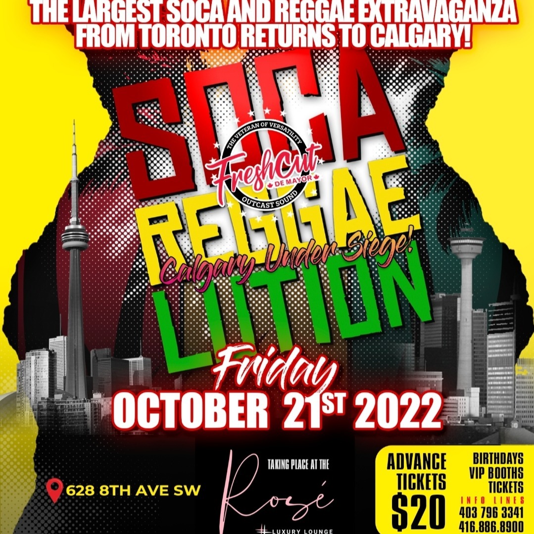 Soca Reggaelution Calgary 