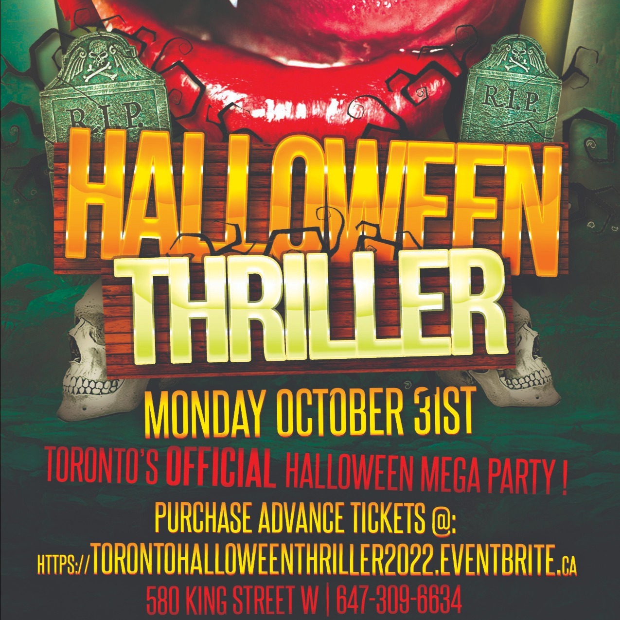 HALLOWEEN THRILLER 2022 @ CENTURY NIGHTCLUB | MONDAY OCT 31ST