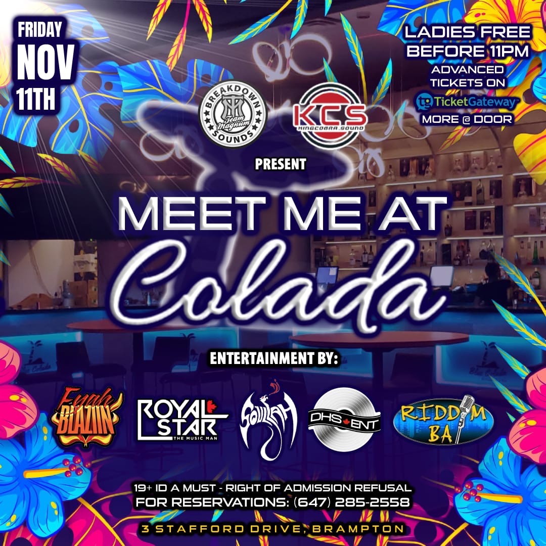 MEET ME AT COLADA