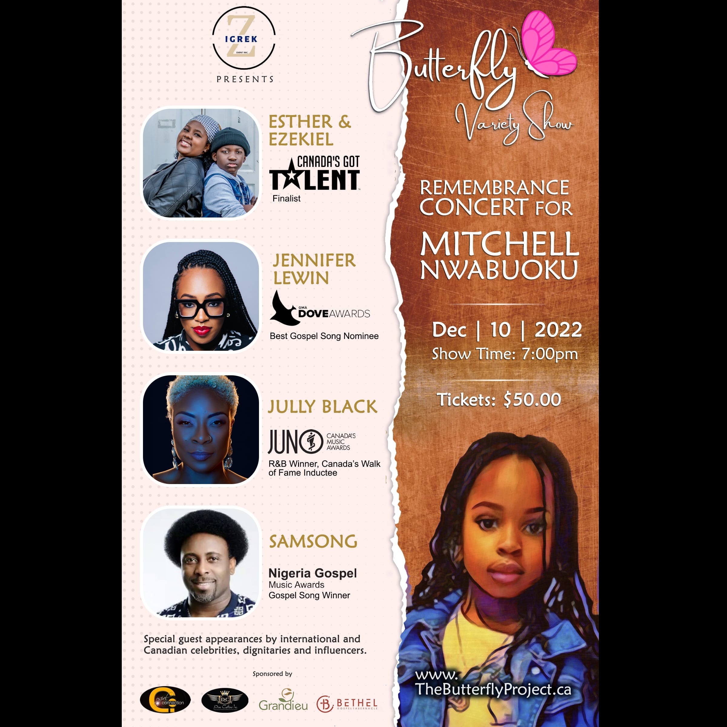 The Butterfly Variety Show | Mitchell Nwabuoku 