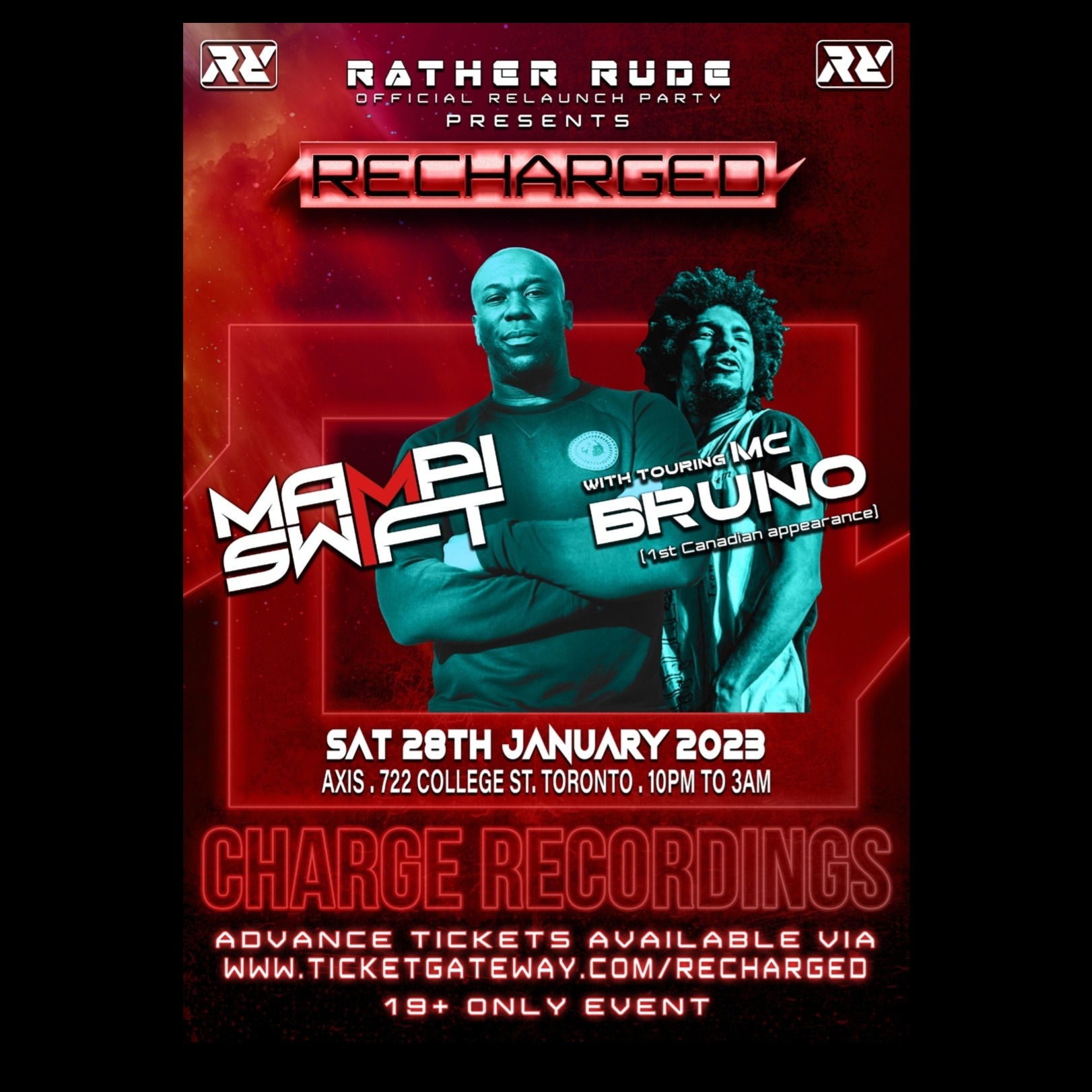 Rather Rude Presents - Re-Charged featuring Mampi Swift and Mc Bruno