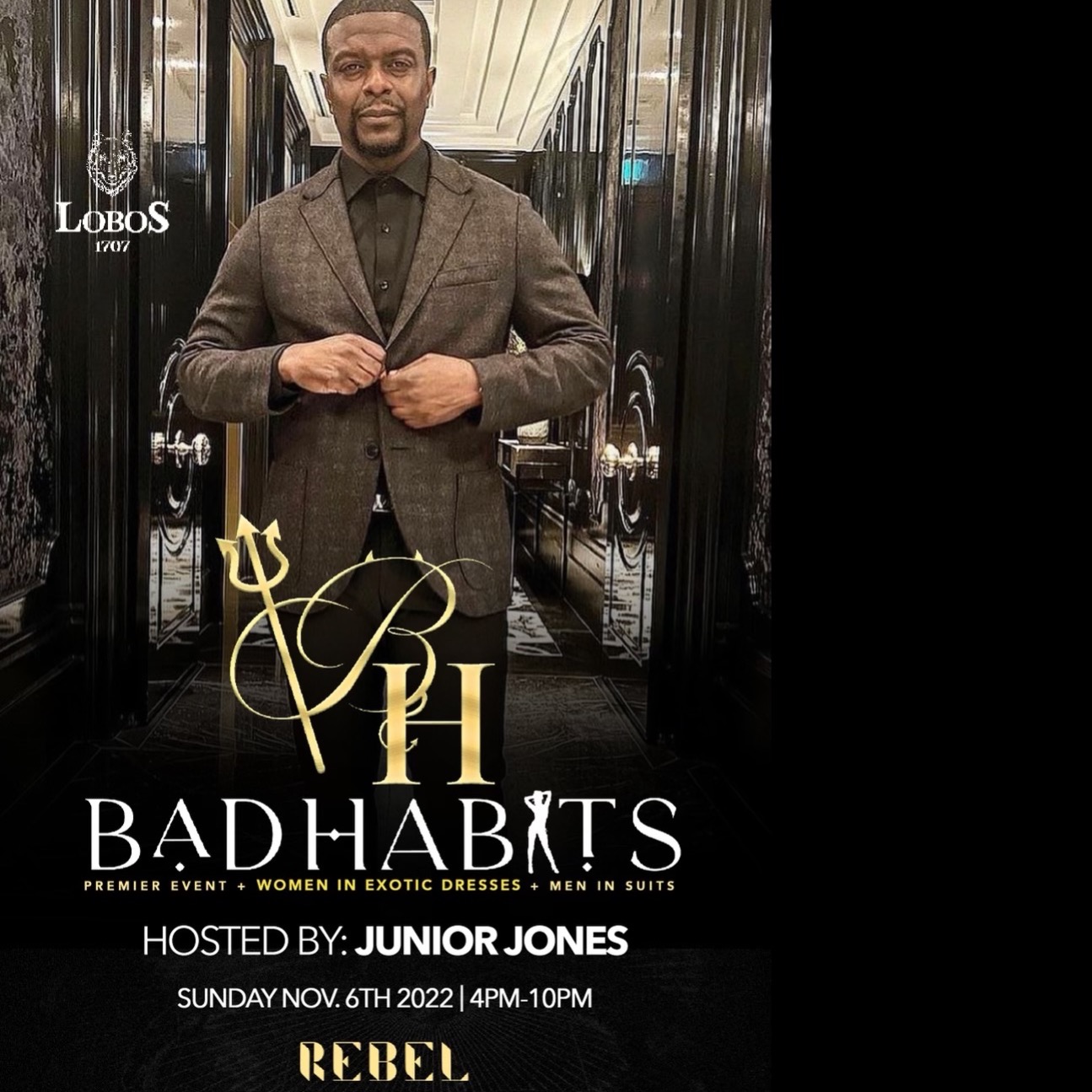 BAD HABITS:  LADIES in DRESSES + LINGERIE  + Men in SUITS