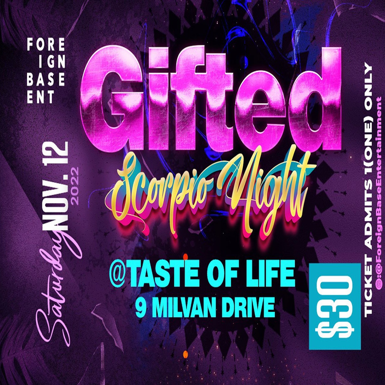 GIFTED SCORPIO NIGHT