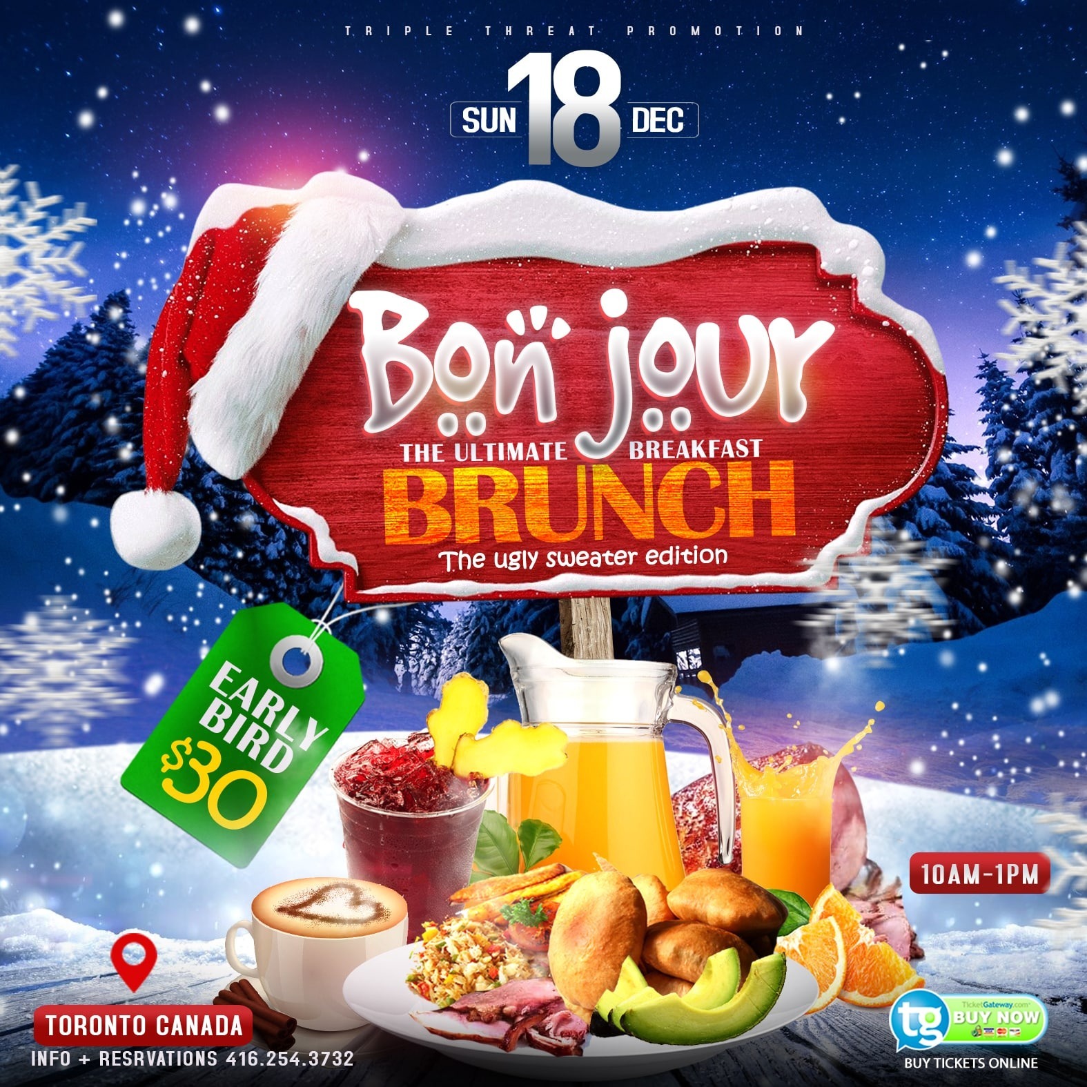 Bonjour: The ultimate breakfast brunch