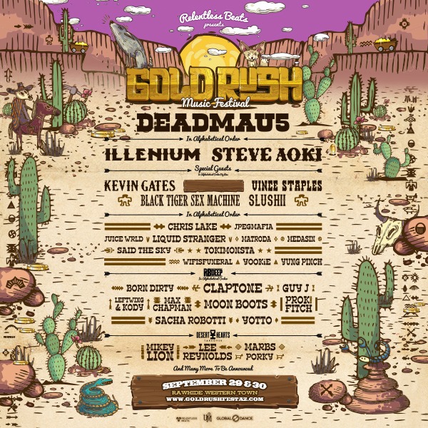 Goldrush Music Festival 2018 Tickets | 29th Saturday | Chandler 