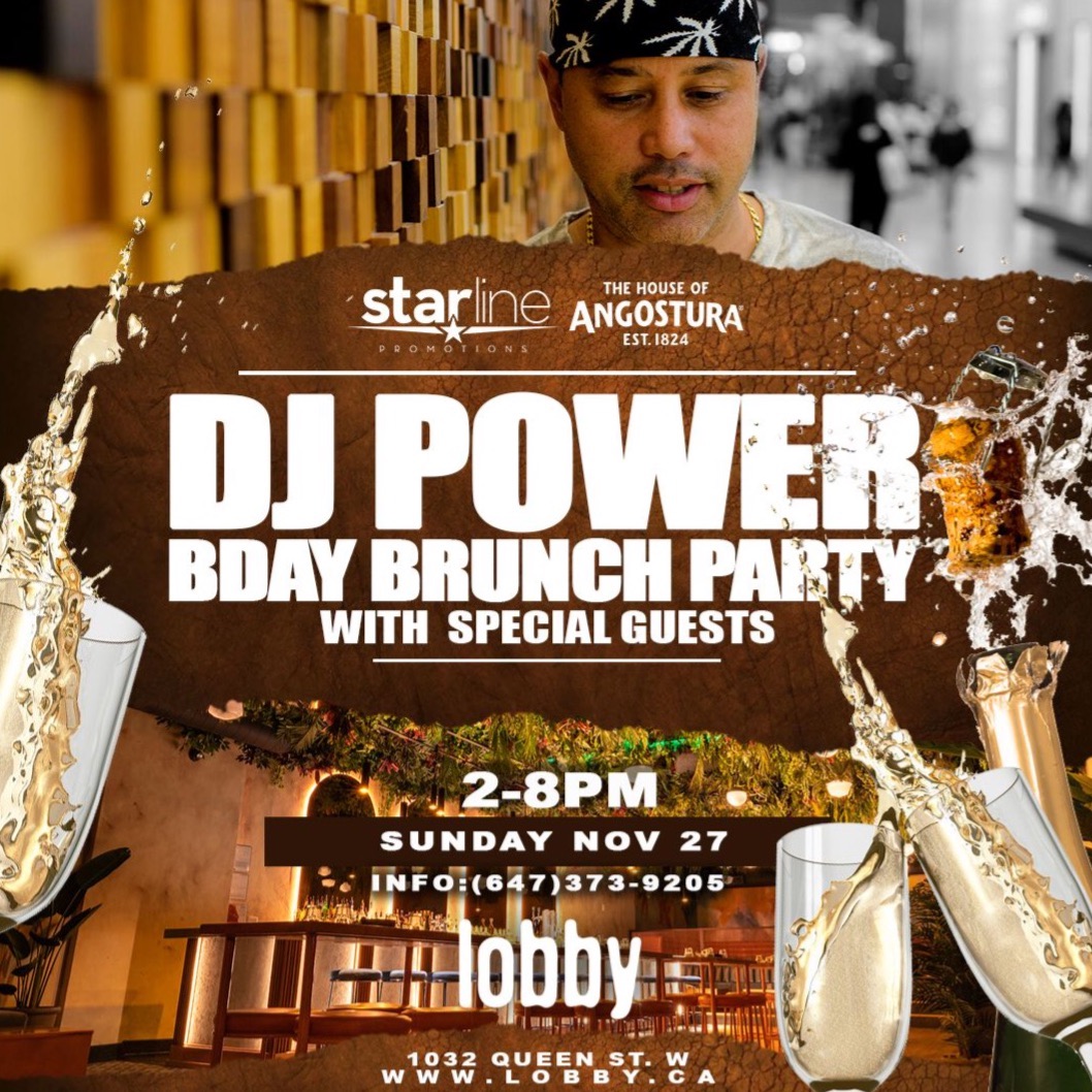 DJ POWER BDAY BRUNCH PARTY T.0.